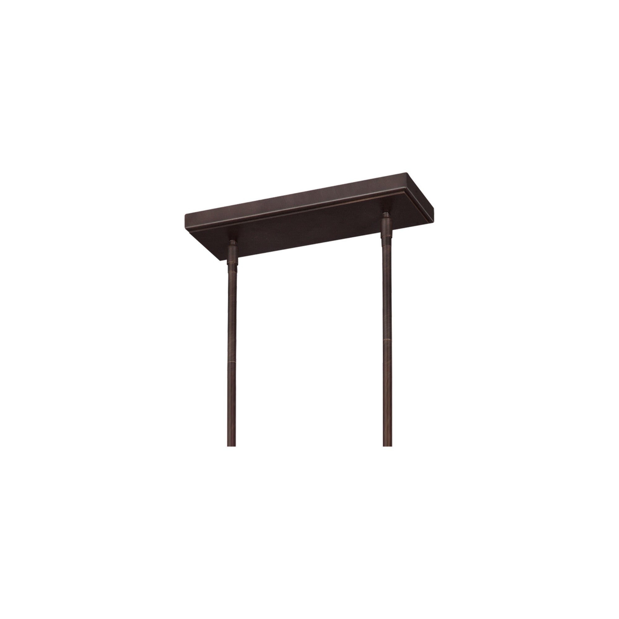 Finnegan 40" 5-Light Medium Linear Chandelier, New World Bronze Finish - Bees Lighting