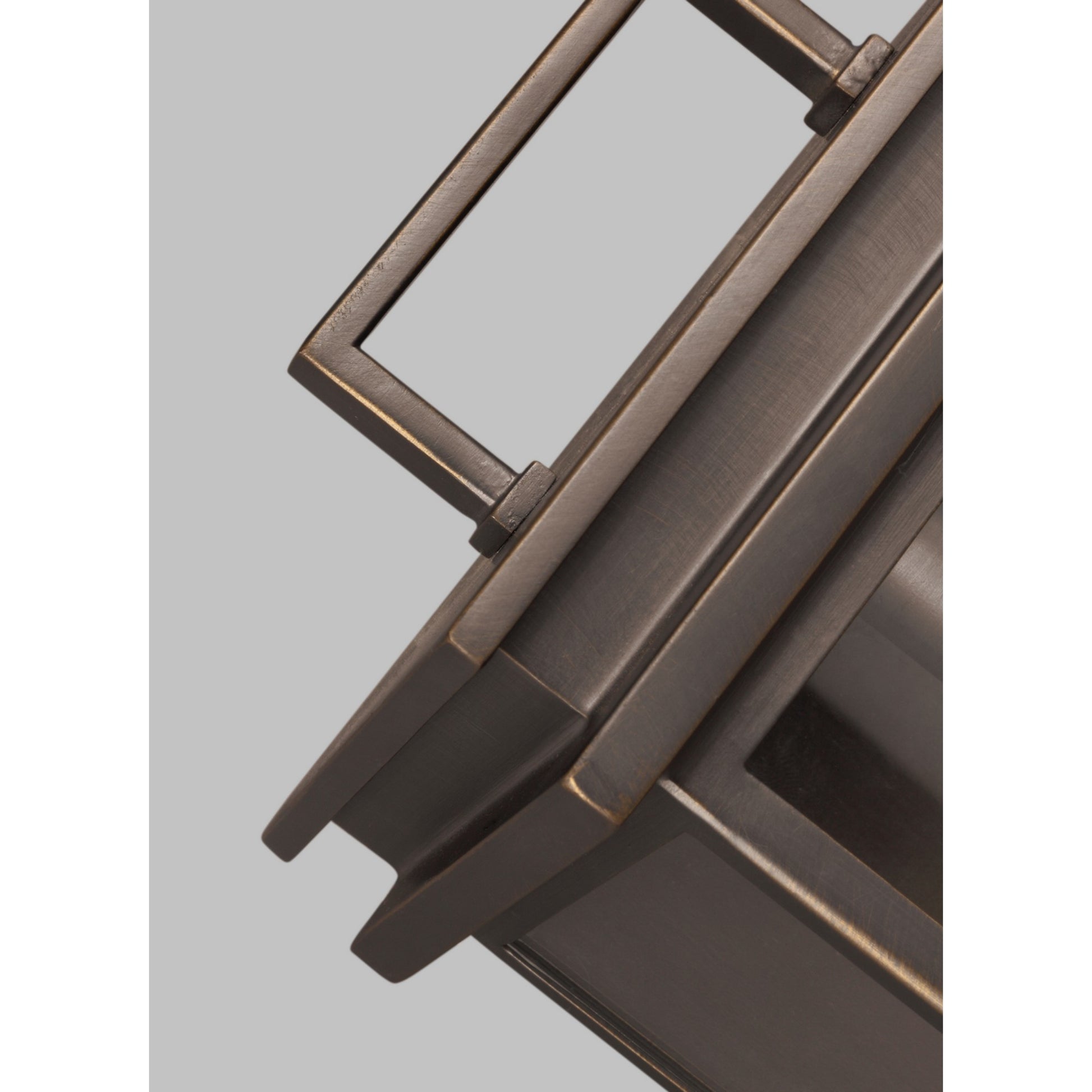Glenview 10" Extra Small Wall Lantern, Antique Bronze Finish - Bees Lighting
