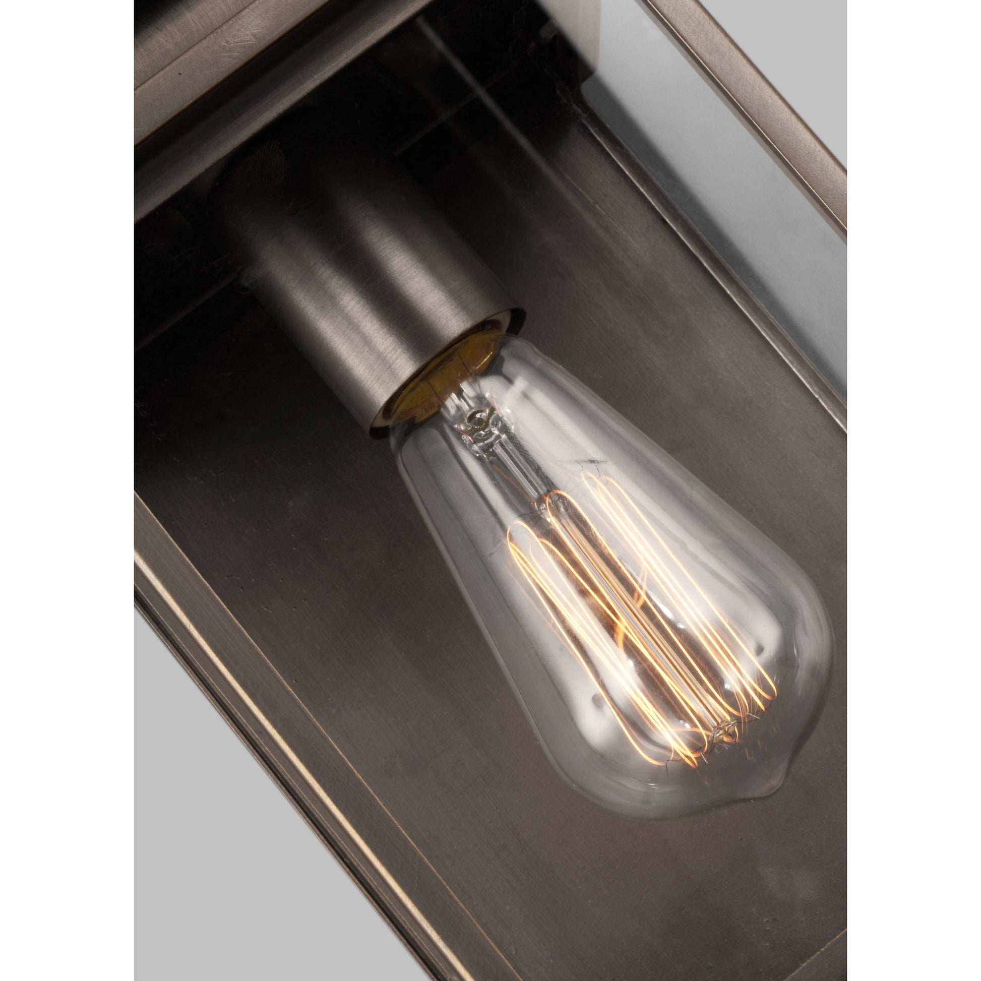 Glenview 10" Extra Small Wall Lantern, Antique Bronze Finish - Bees Lighting