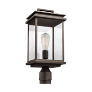 Glenview 17" Post Lantern, Antique Bronze Finish - Bees Lighting