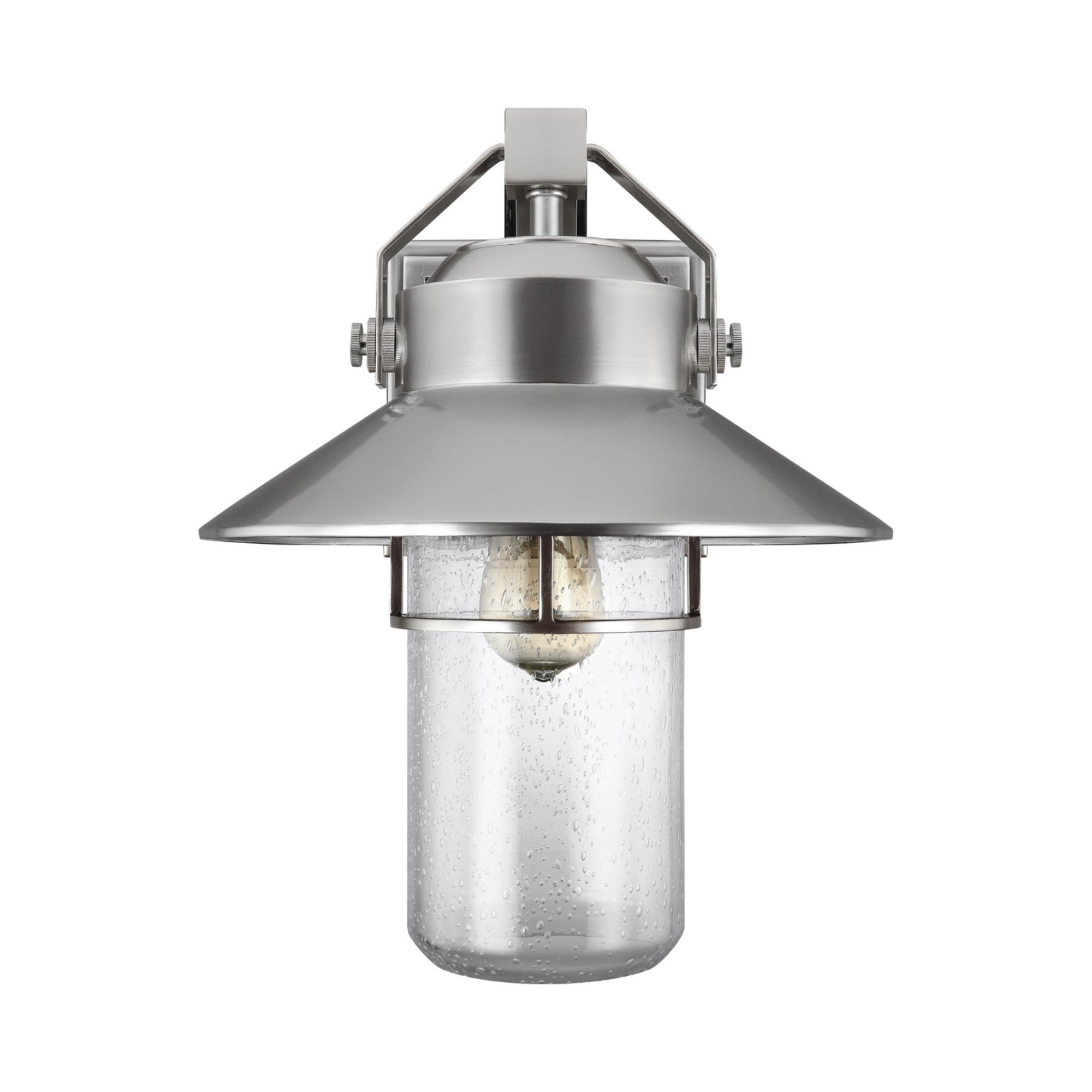 Boynton 16" Large Wall Sconce, Painted Brushed Steel Finish - Bees Lighting