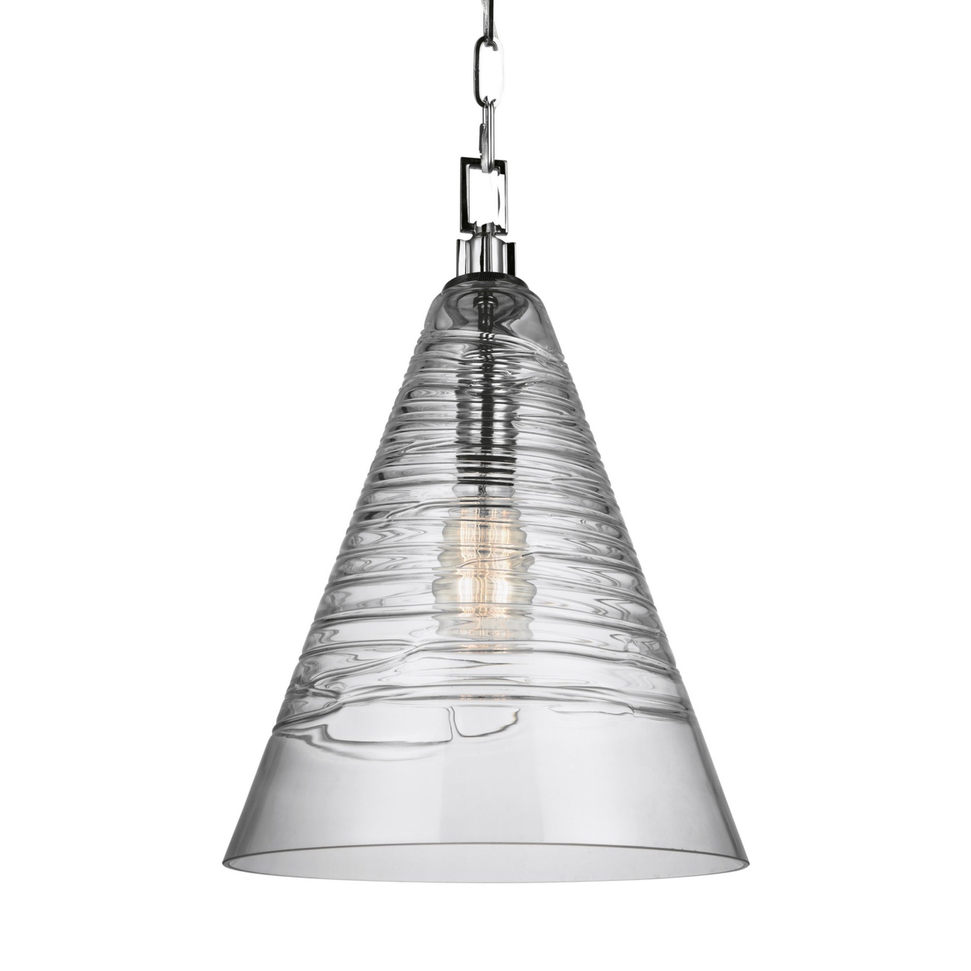 Elmore 12 in. Pendant Light Chrome Finish - Bees Lighting
