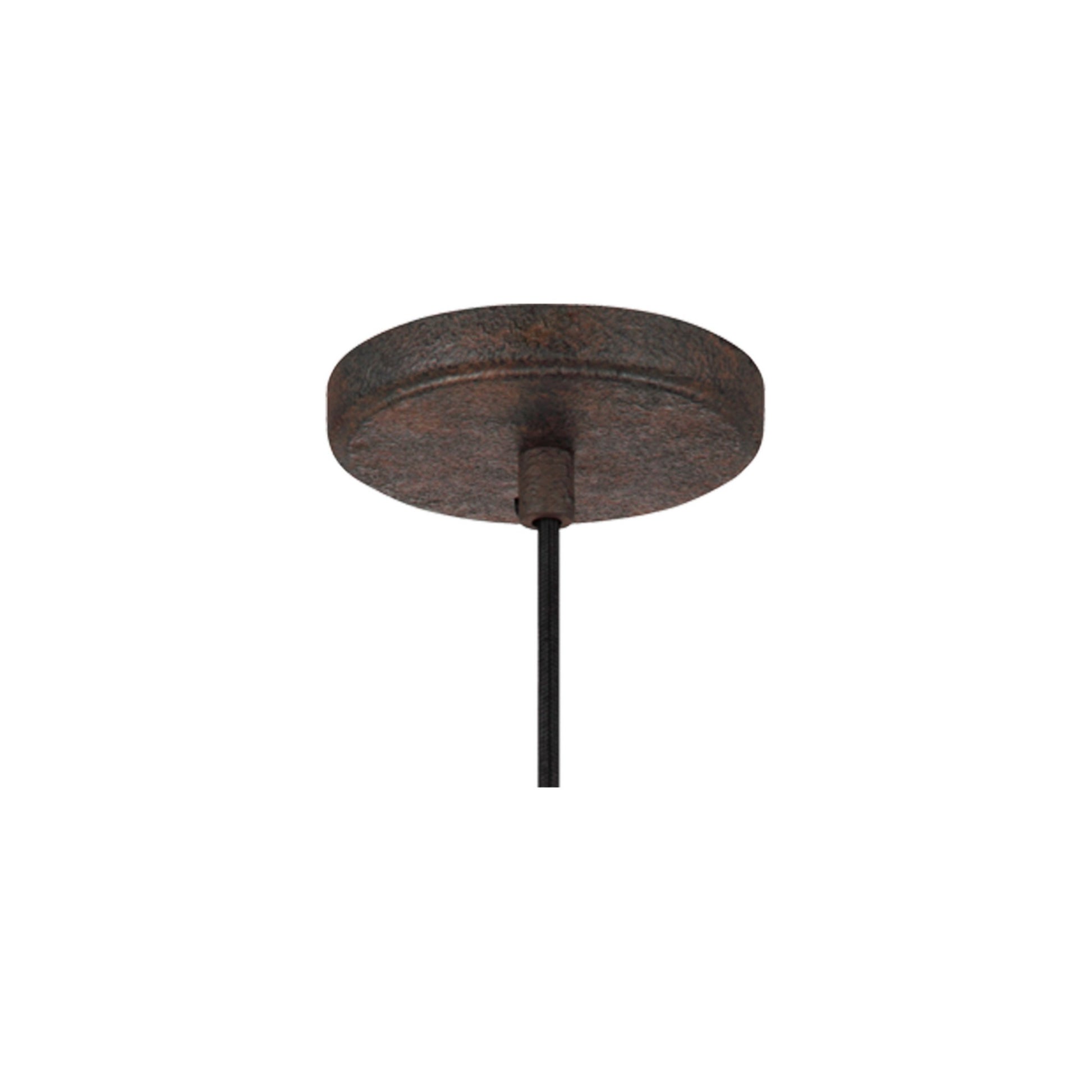 Loras 6" Mini Pendant, Dark Weathered Iron Finish - Bees Lighting