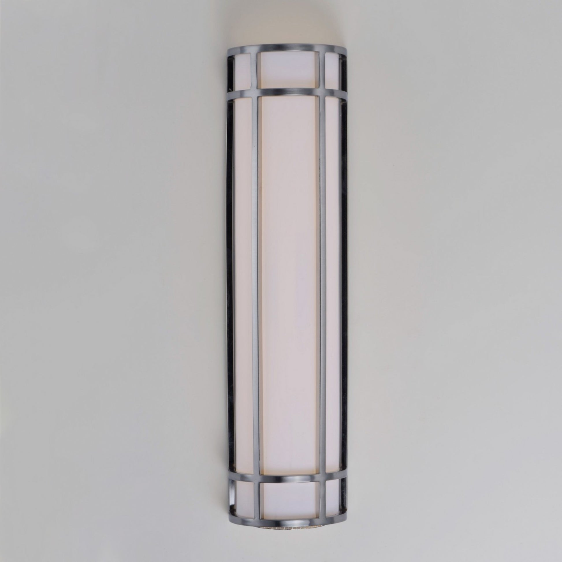 Moon Ray 24" LED Outdoor Wall Sconce, Satin Nickel Finish - Bees Lighting