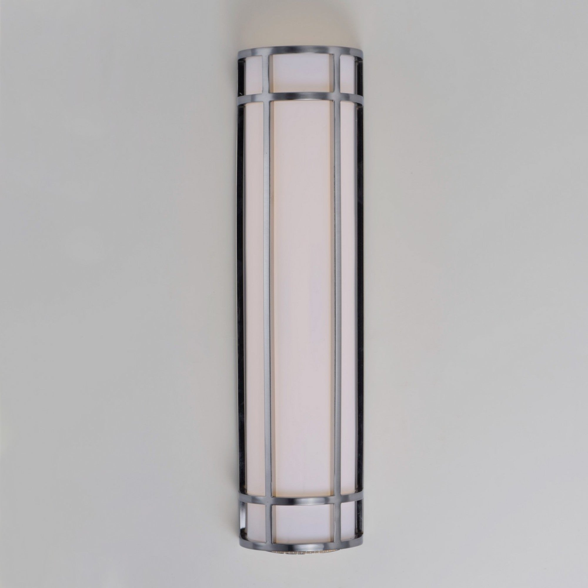 Moon Ray 24" LED Outdoor Wall Sconce, Satin Nickel Finish - Bees Lighting