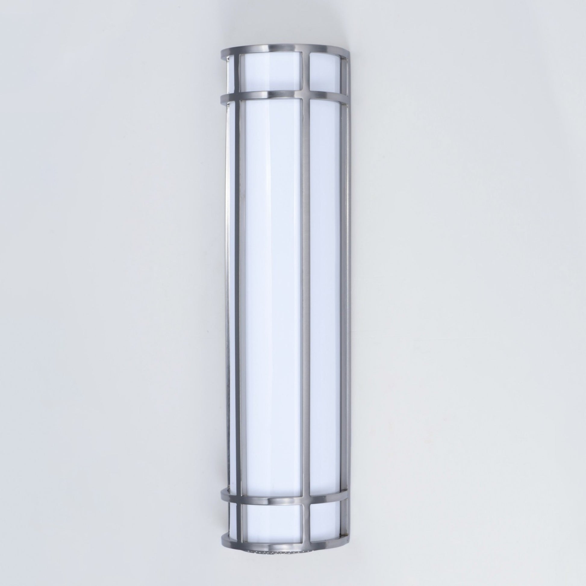 Moon Ray 24" LED Outdoor Wall Sconce, Satin Nickel Finish - Bees Lighting