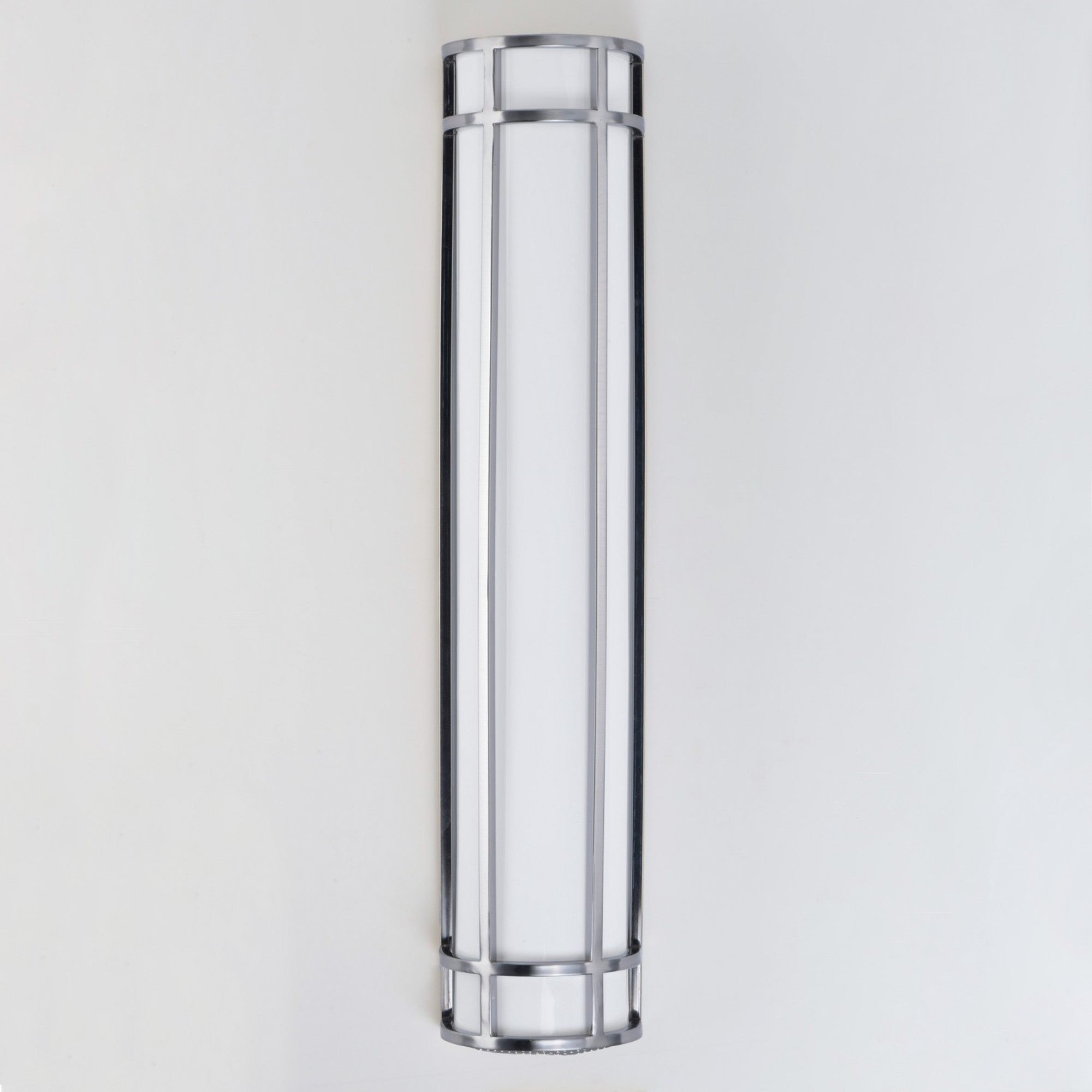 Moon Ray 30" LED Outdoor Wall Sconce, Satin Nickel Finish - Bees Lighting