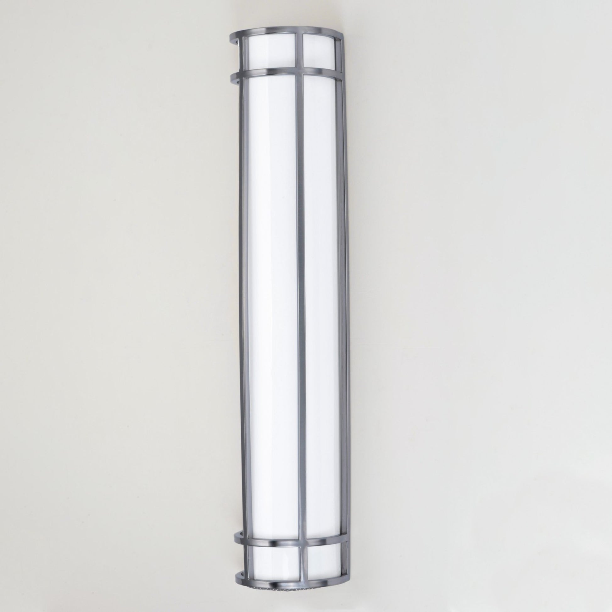 Moon Ray 30" LED Outdoor Wall Sconce, Satin Nickel Finish - Bees Lighting