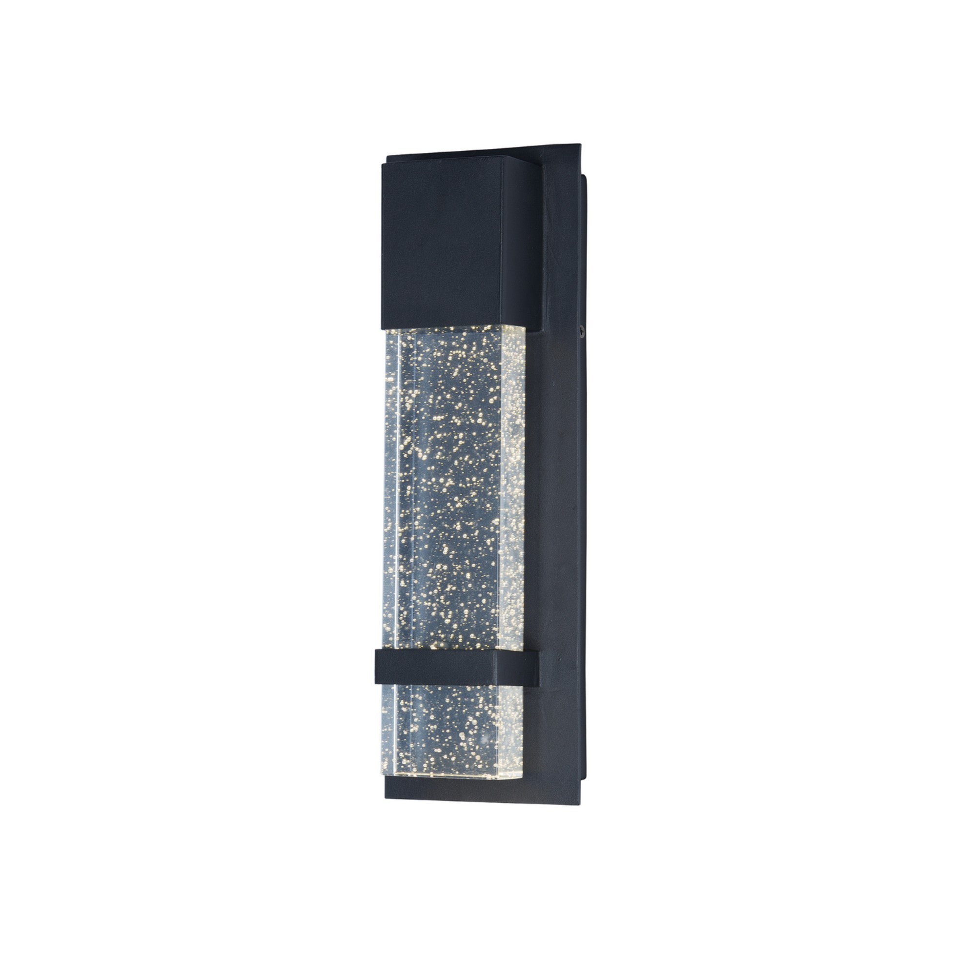 Cascade 5" Wide LED Outdoor Wall Sconce, Black Finish - Bees Lighting