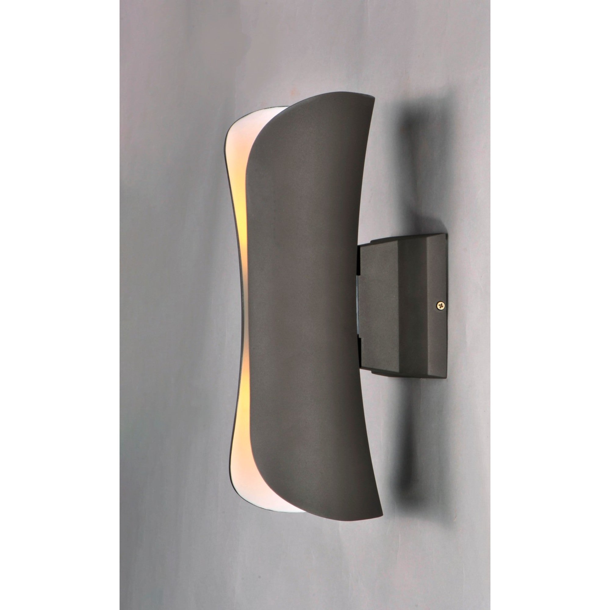 LED Outdoor Wall Sconce, Up/Down Light, 12W, 840lm, 3000K, 120V, Bronze - Bees Lighting