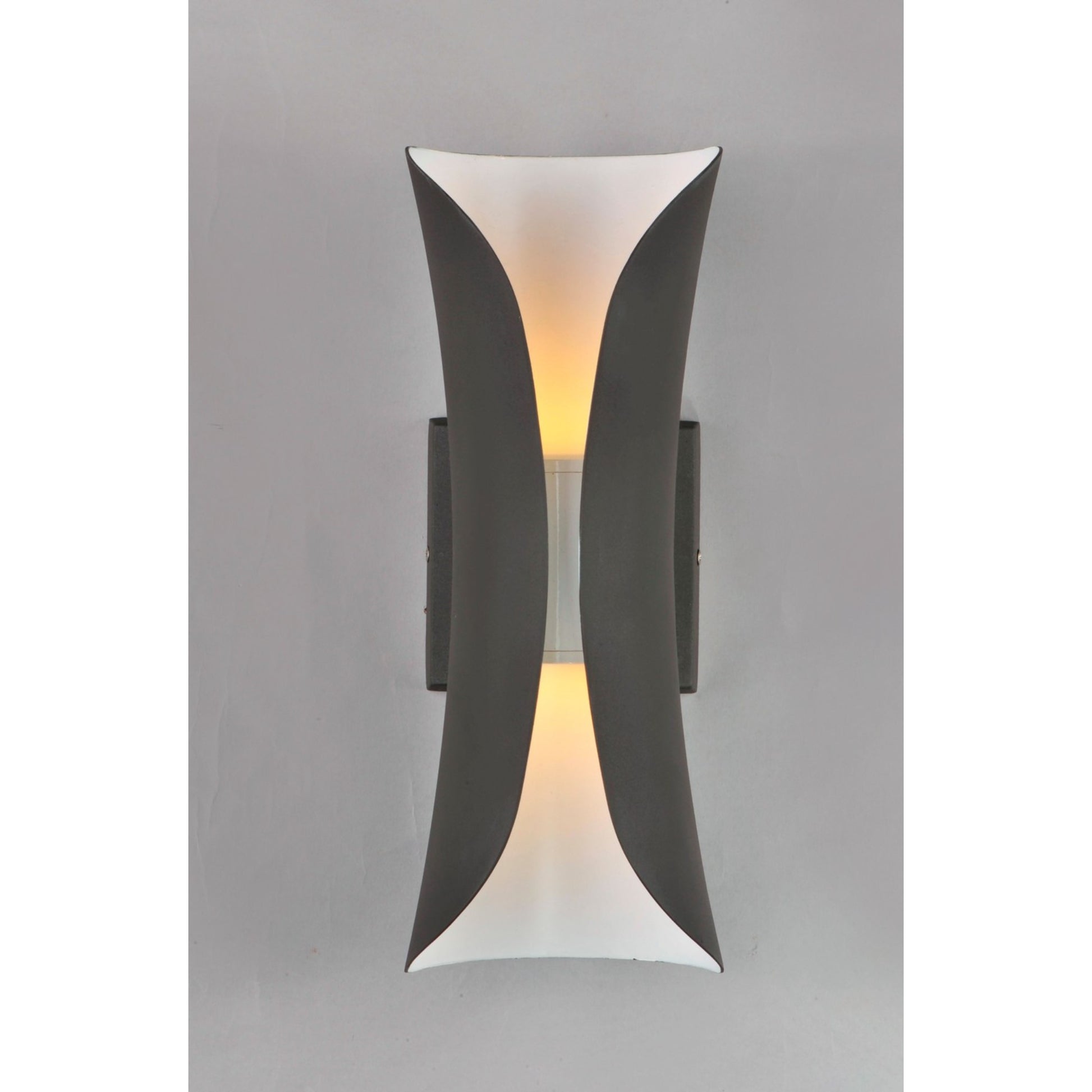 LED Outdoor Wall Sconce, Up/Down Light, 12W, 840lm, 3000K, 120V, Bronze - Bees Lighting