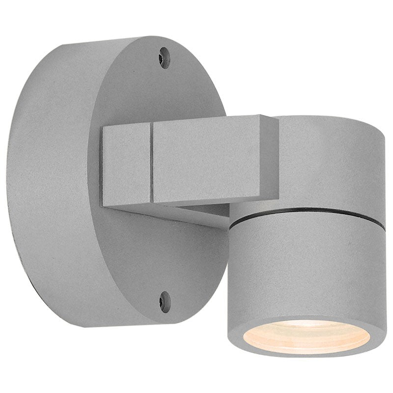 LED Outdoor Cylinder Wall Light, 5W, 346 Lumens, 3000K, 120V, Satin - Bees Lighting