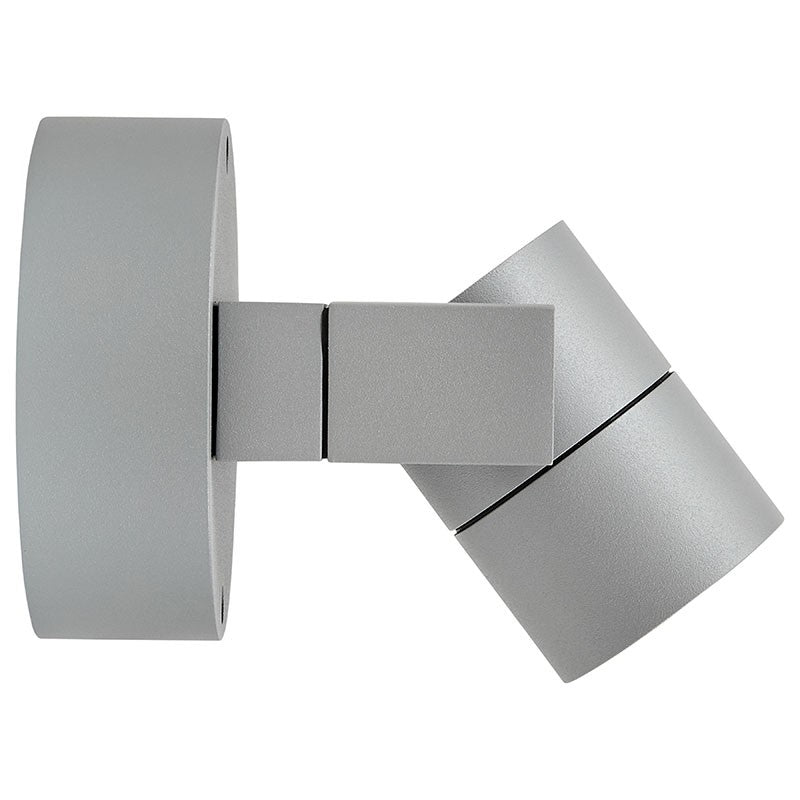 LED Outdoor Cylinder Wall Light, 5W, 346 Lumens, 3000K, 120V, Satin - Bees Lighting