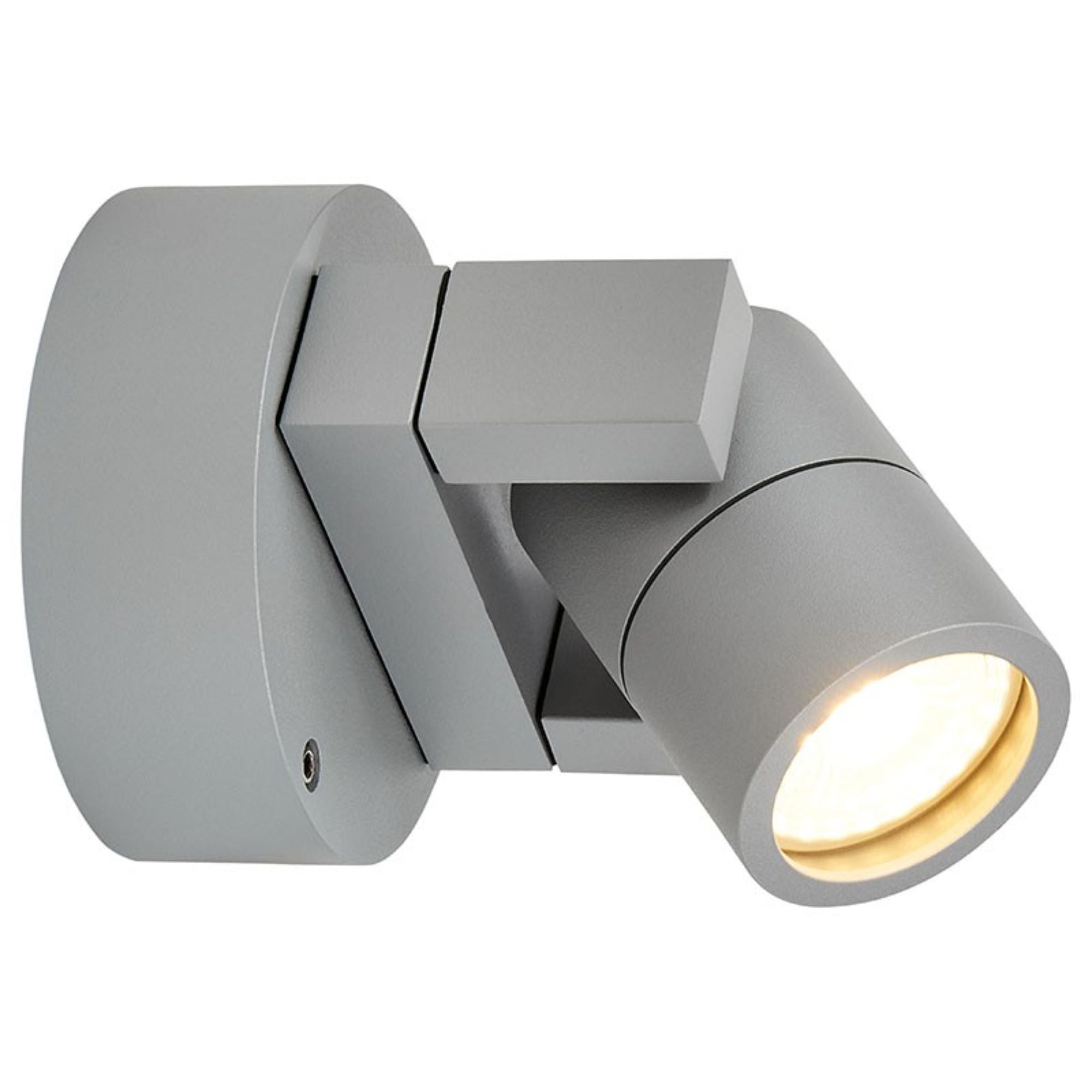 LED Outdoor Cylinder Wall Light, 5W, 346 Lumens, 3000K, 120V, Satin - Bees Lighting