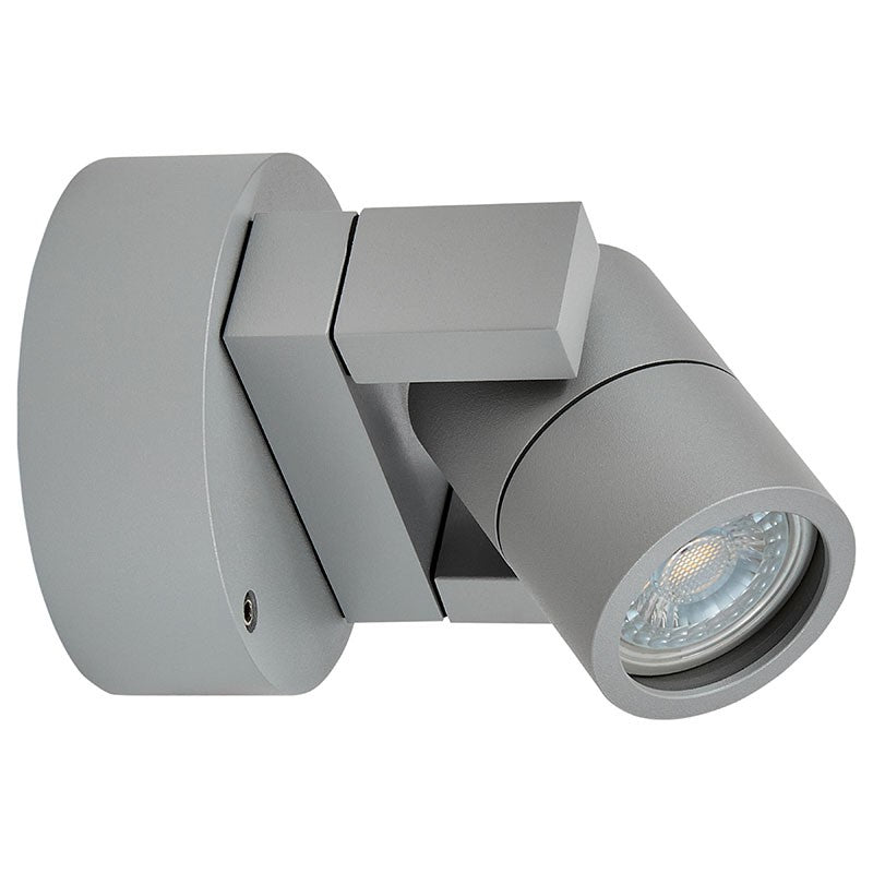 LED Outdoor Cylinder Wall Light, 5W, 346 Lumens, 3000K, 120V, Satin - Bees Lighting