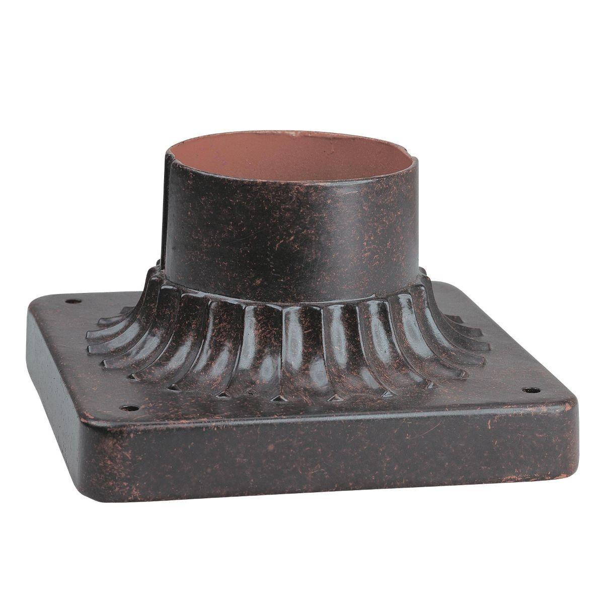 3.5 In. Aluminum Pier Mount Base Corona Bronze Finish - Bees Lighting