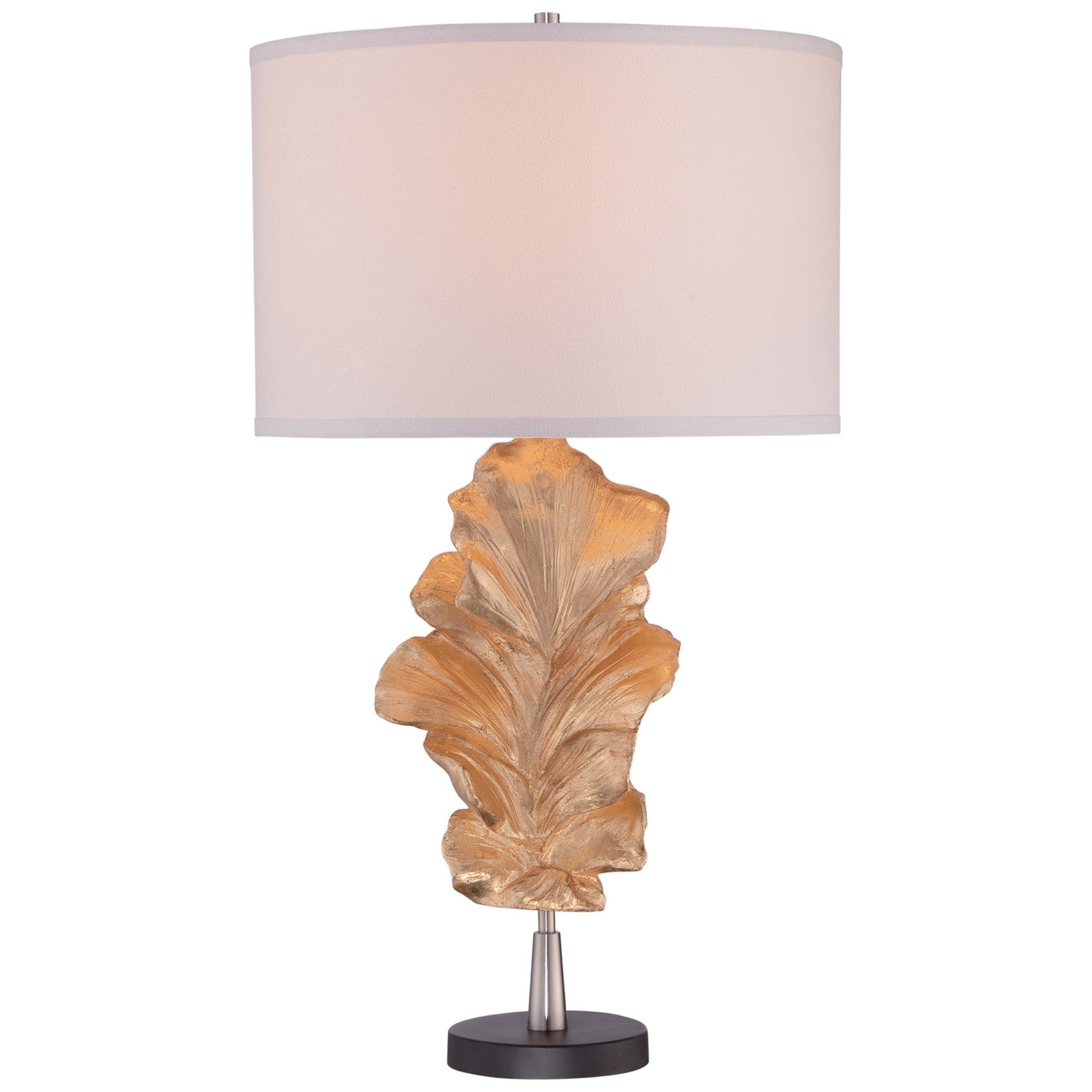 Ambience 31" Table Lamp, Gold Leaf Finish - Bees Lighting