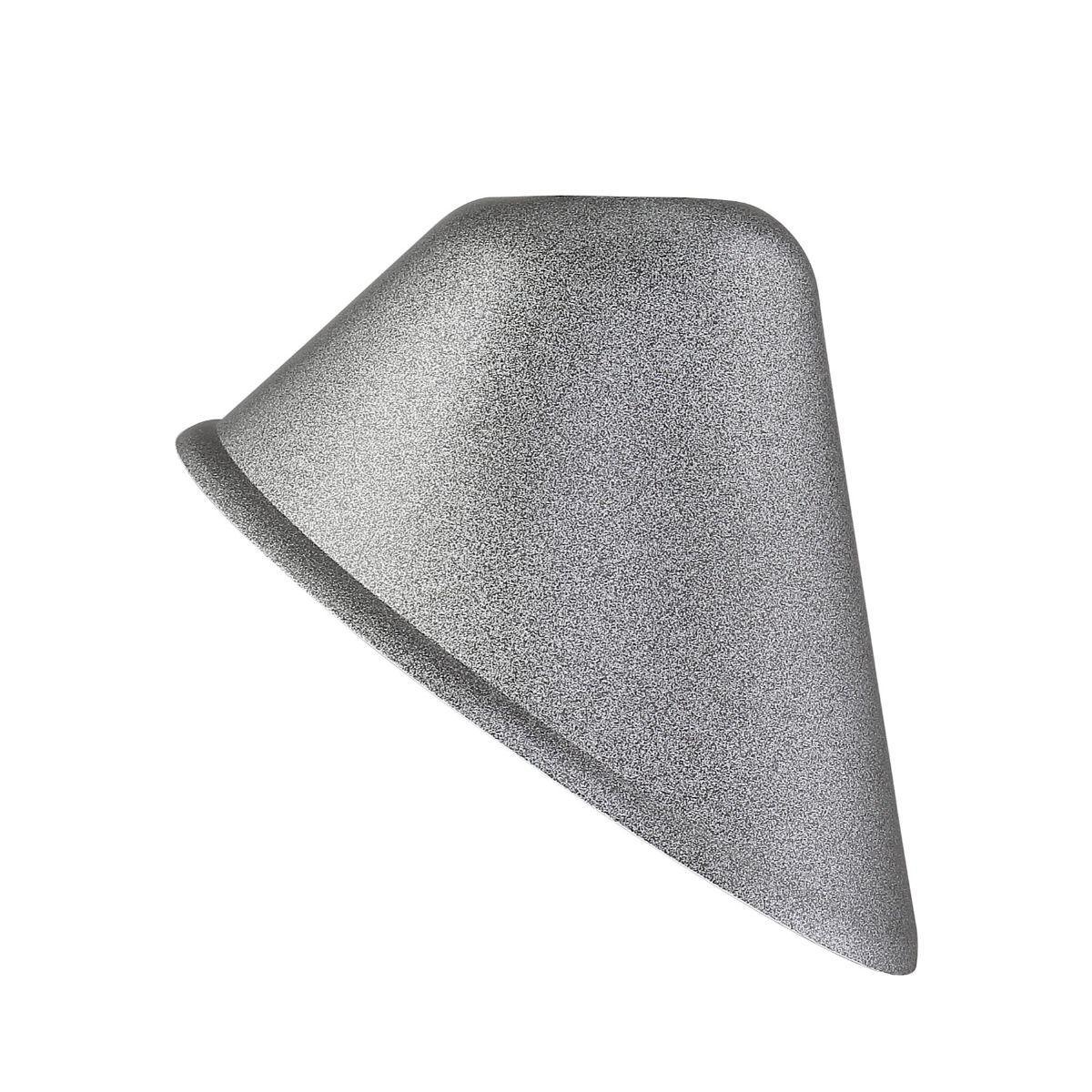 RLM 9 in. Path Light Shade Silver finish - Bees Lighting