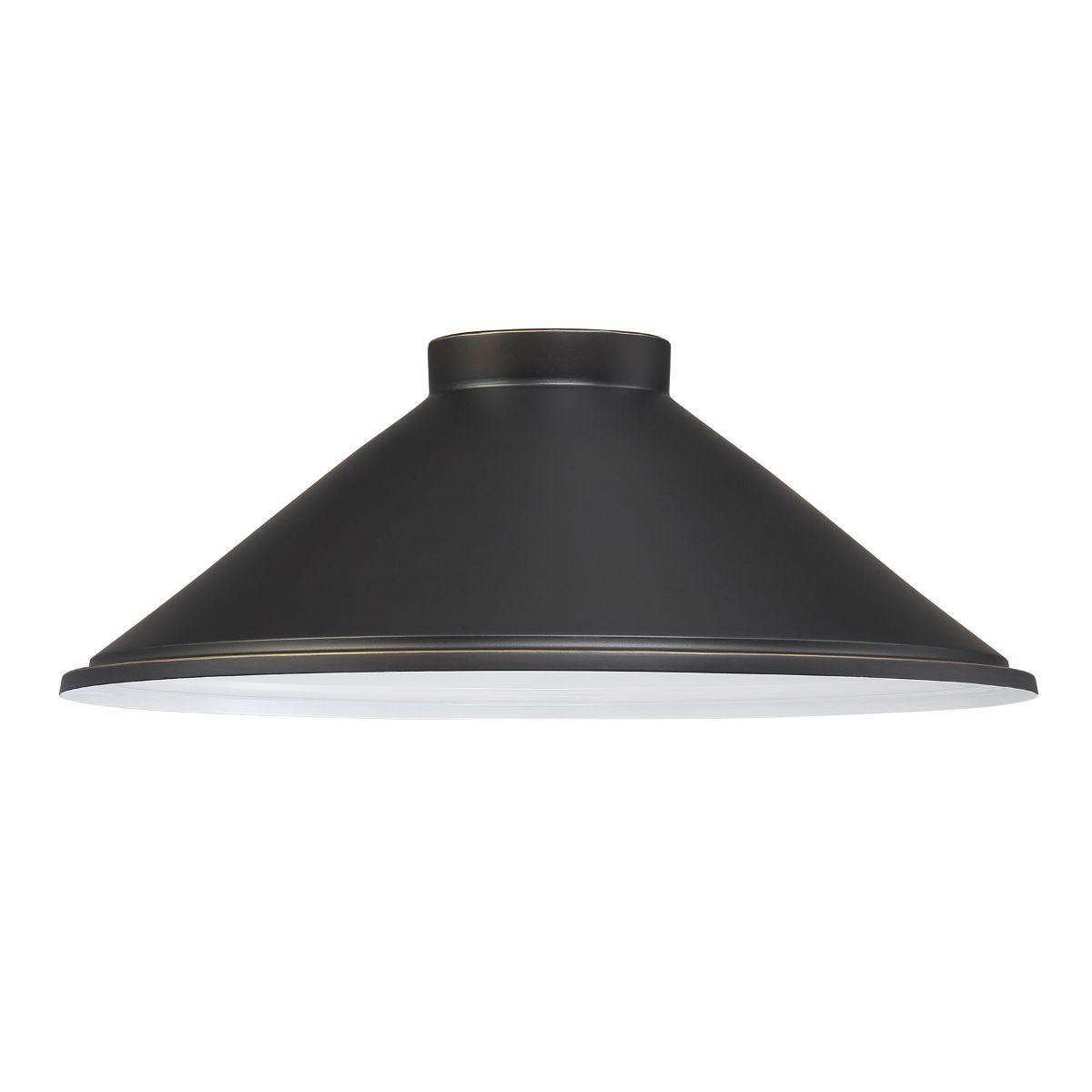 RLM 14 in. Path Light Shade Oil Rubbed Bronze & matte Gold finish - Bees Lighting