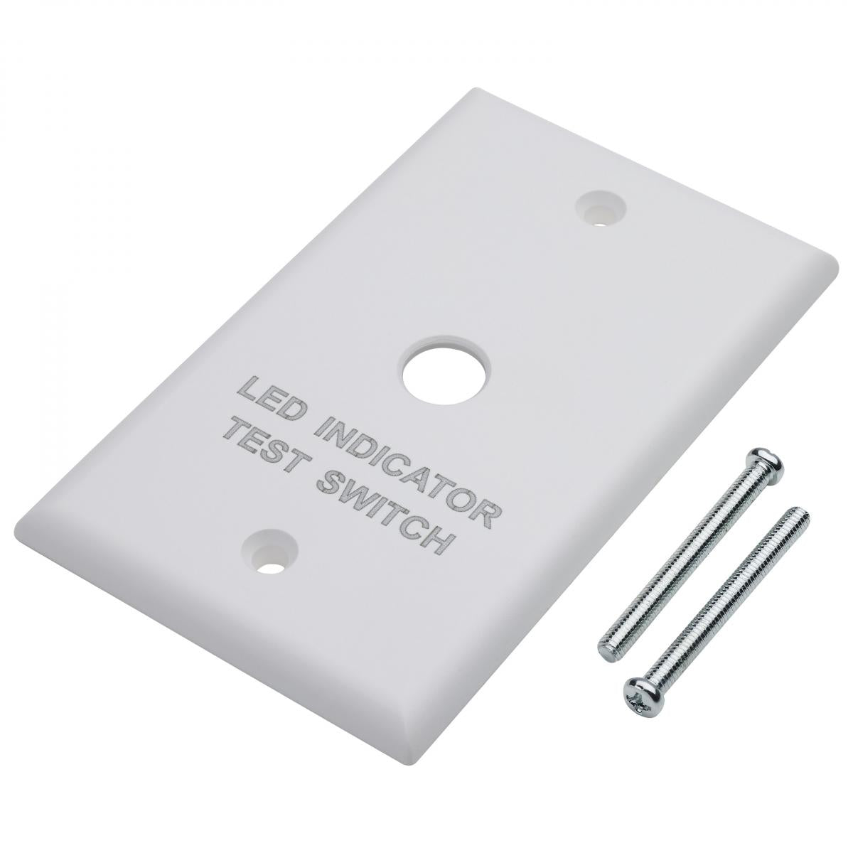 Emergency Remote Test Switch, Single Gang Plate, White Finish - Bees Lighting