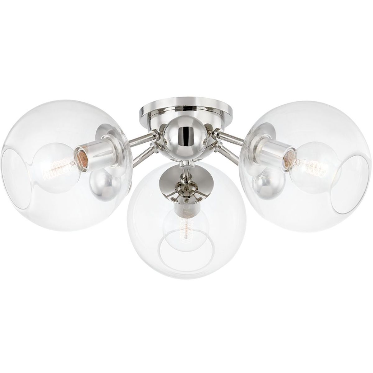 Abbott Semi Flush Mount Ceiling Light - Bees Lighting