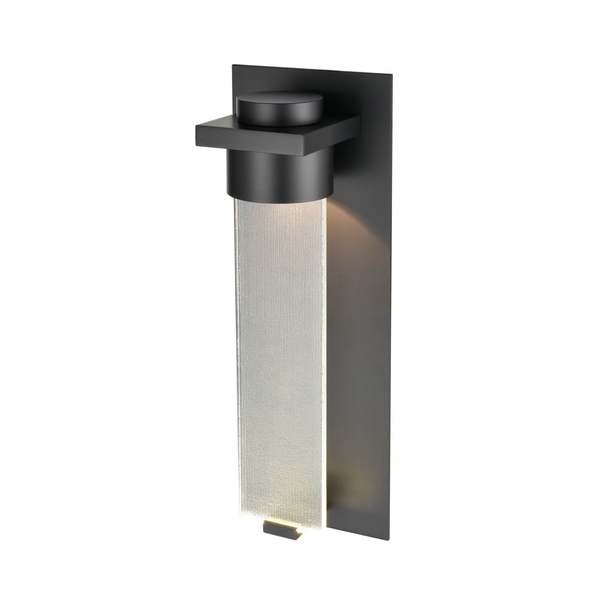 Amster 15 In. LED Outdoor Wall Sconce Black Finish