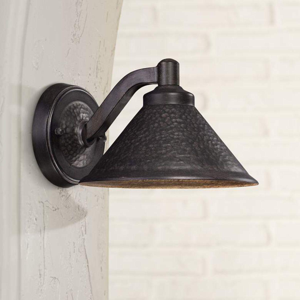Kirkham 9 in. LED Outdoor Barn Light Aspen Bronze Finish - Bees Lighting
