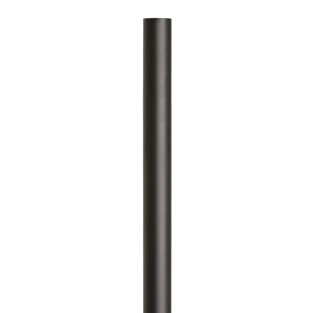 7 Ft Round Steel Pole with Photocell 3 In. Shaft Black Finish - Bees Lighting