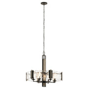 Aberdeen 28" 6-Light Chandelier, Olde Bronze Finish - Bees Lighting