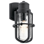 Suri 16" Outdoor Wall Light, Textured Black Finish - Bees Lighting