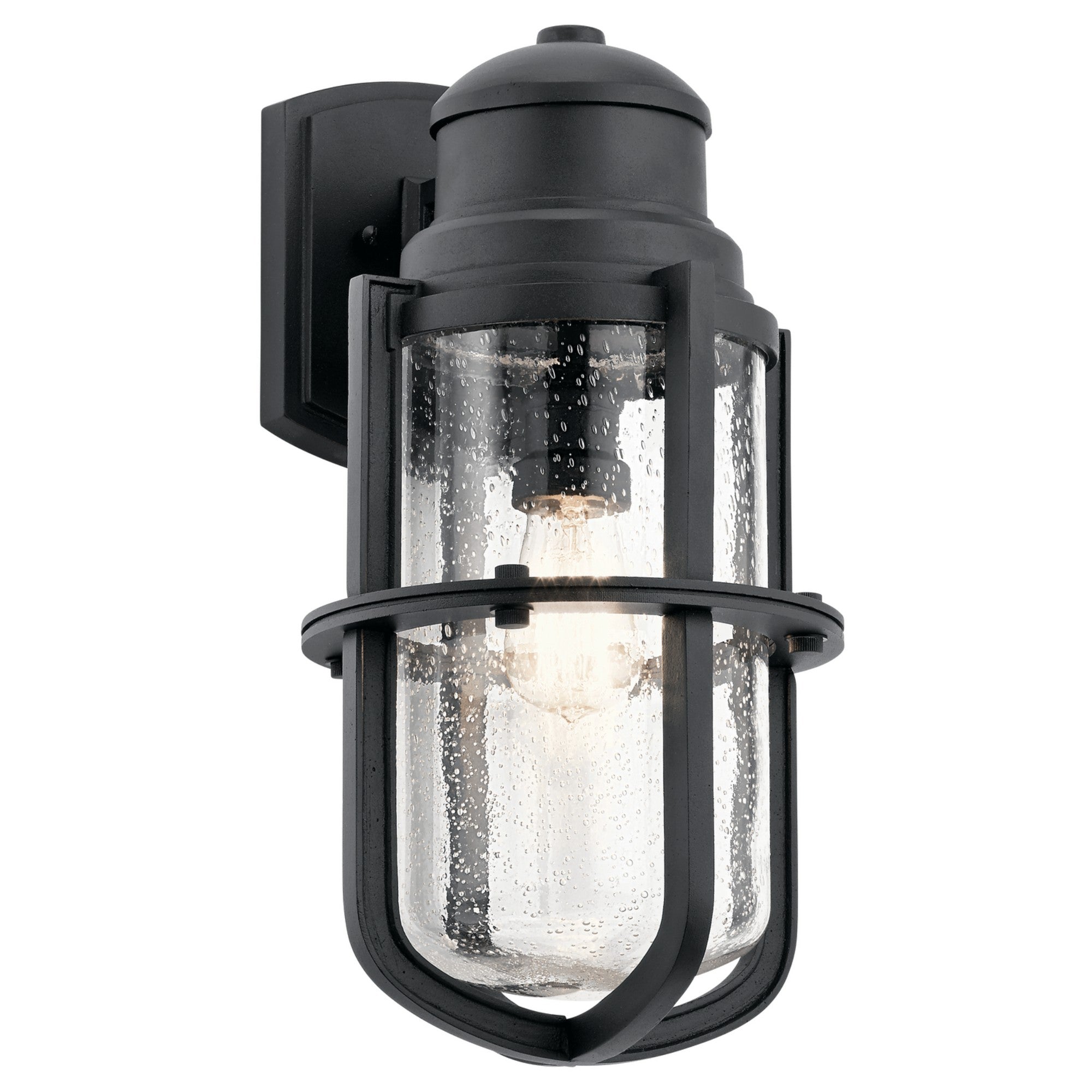 Suri 18" Outdoor Wall Light, Textured Black Finish - Bees Lighting