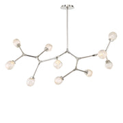 Catalyst 51" LED Linear Pendant, Polished Nickel Finish - Bees Lighting
