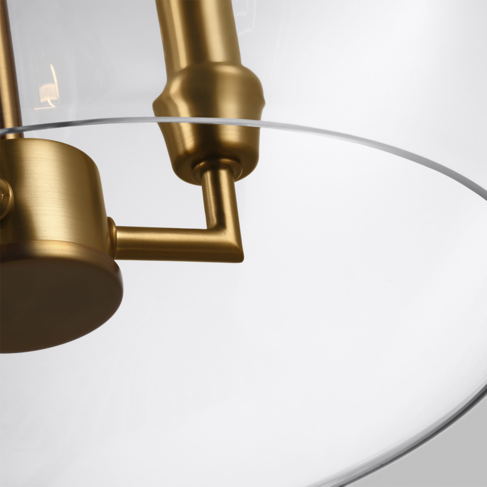 Lawler 16" Orb Pendant, Burnished Brass Finish - Bees Lighting