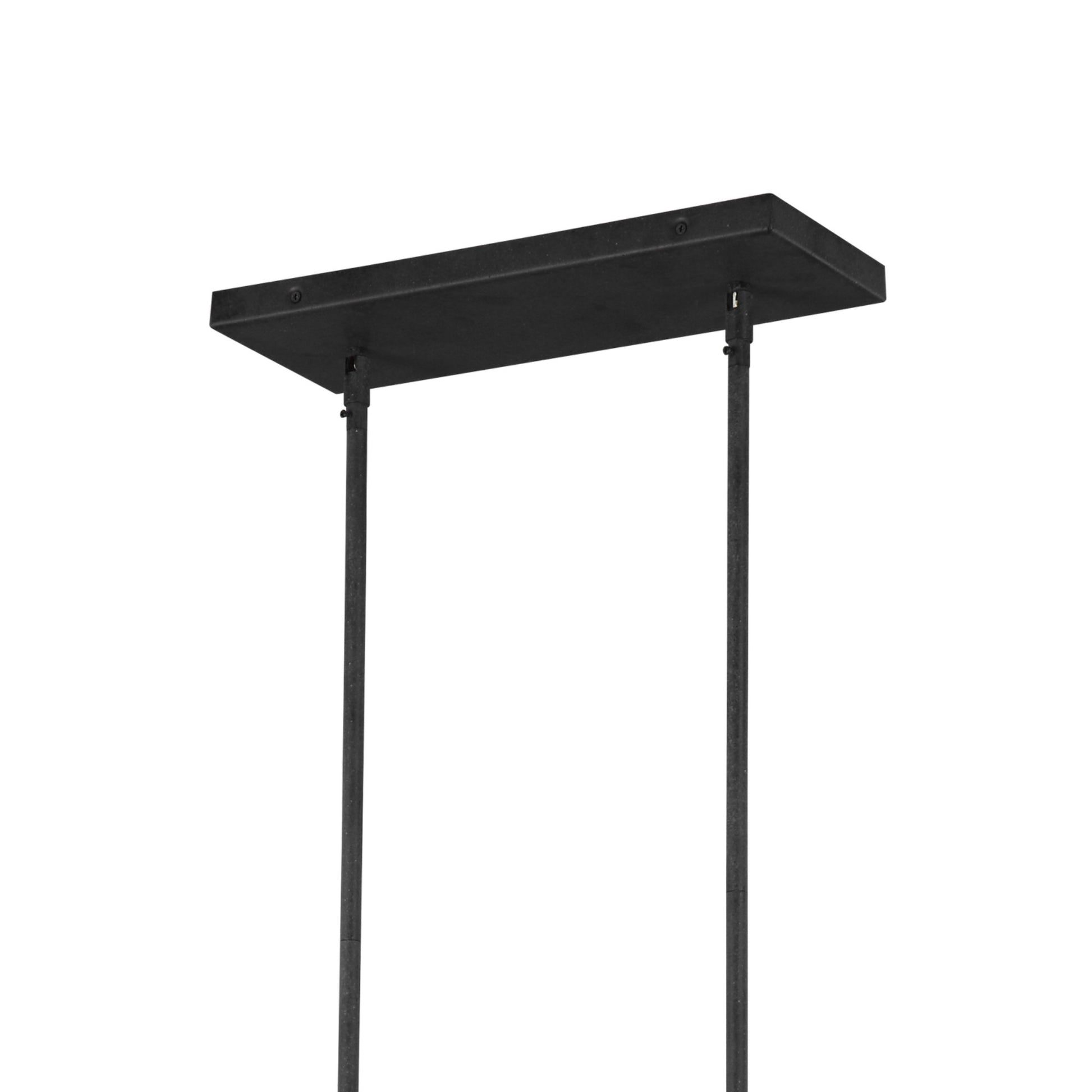 Gannet 50" 5-Light Linear Chandeier, Weathered Oak Wood Finish - Bees Lighting