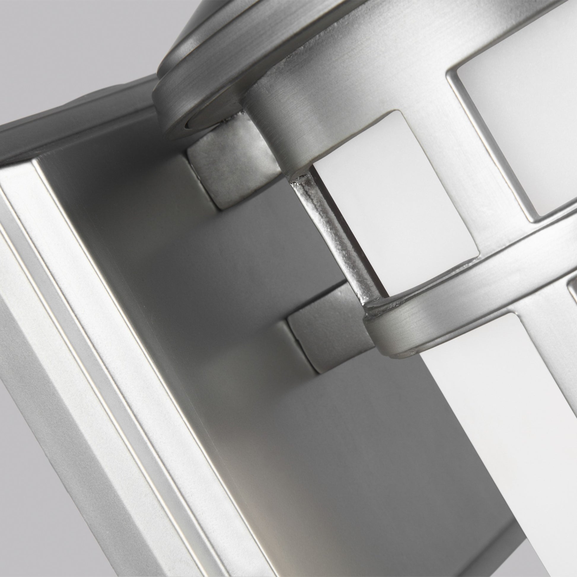 Newport 9" Extra Small Wall Lantern, Painted Brushed Steel Finish - Bees Lighting