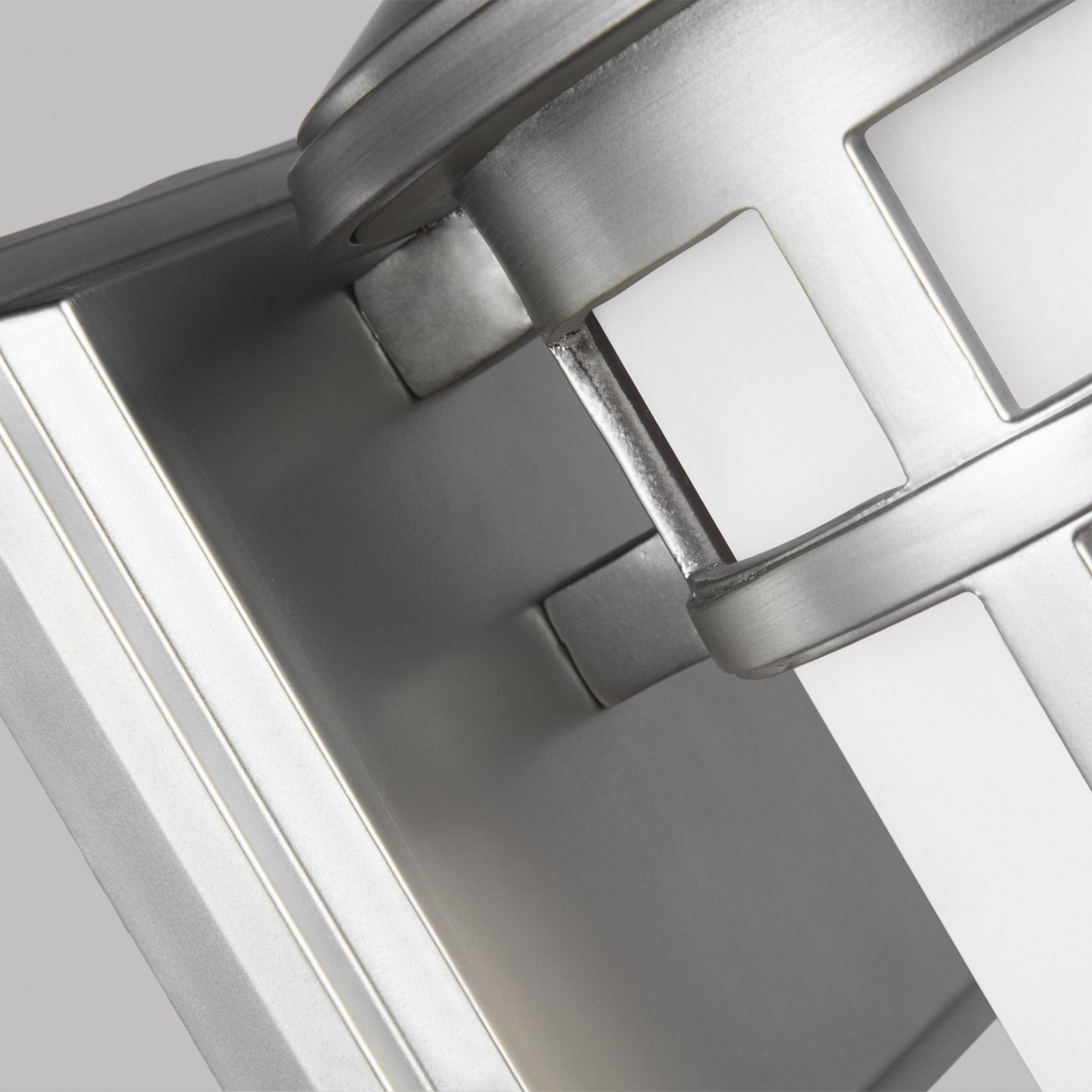 Newport 9" Extra Small Wall Lantern, Painted Brushed Steel Finish - Bees Lighting