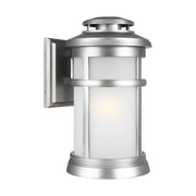 Newport 16" Medium Wall Lantern, Painted Brushed Steel Finish - Bees Lighting