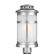 Newport 19" Post Lantern, Painted Brushed Steel Finish - Bees Lighting