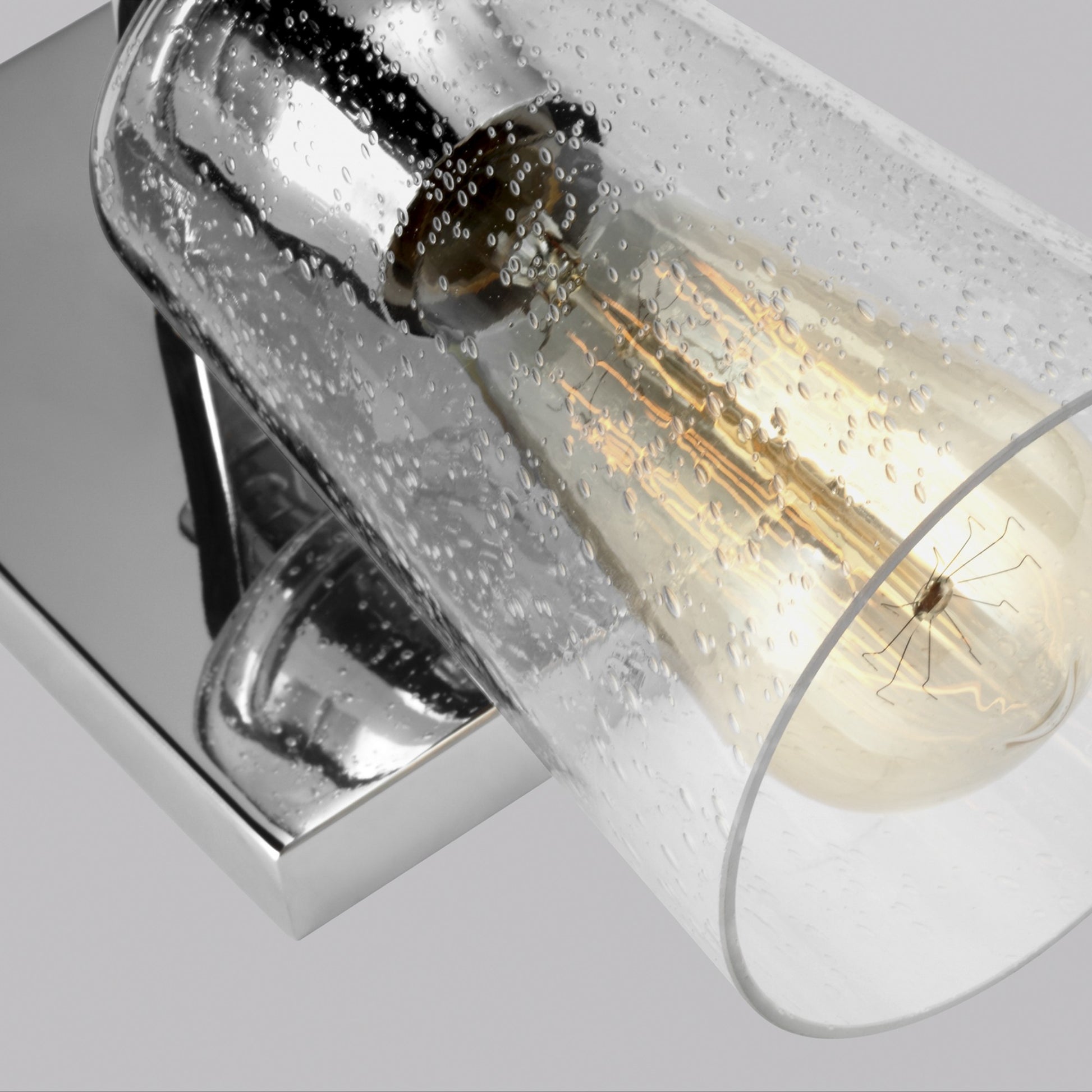 Mercer 9" Bath Sconce, Chrome Finish - Bees Lighting