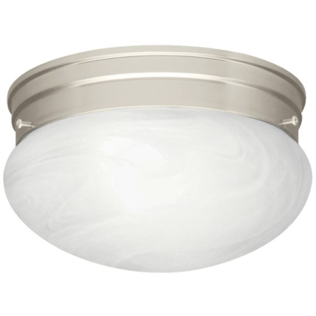 Ceiling Space 8 in. Puff Light Brushed Nickel finish (Case of 12)