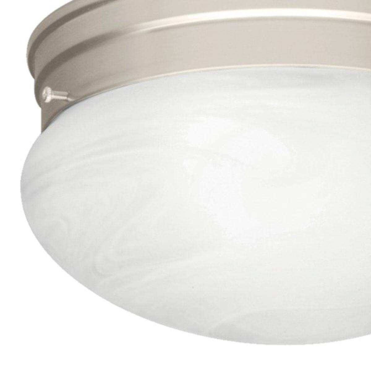 Ceiling Space 8 in. Puff Light Brushed Nickel finish (Case of 12)