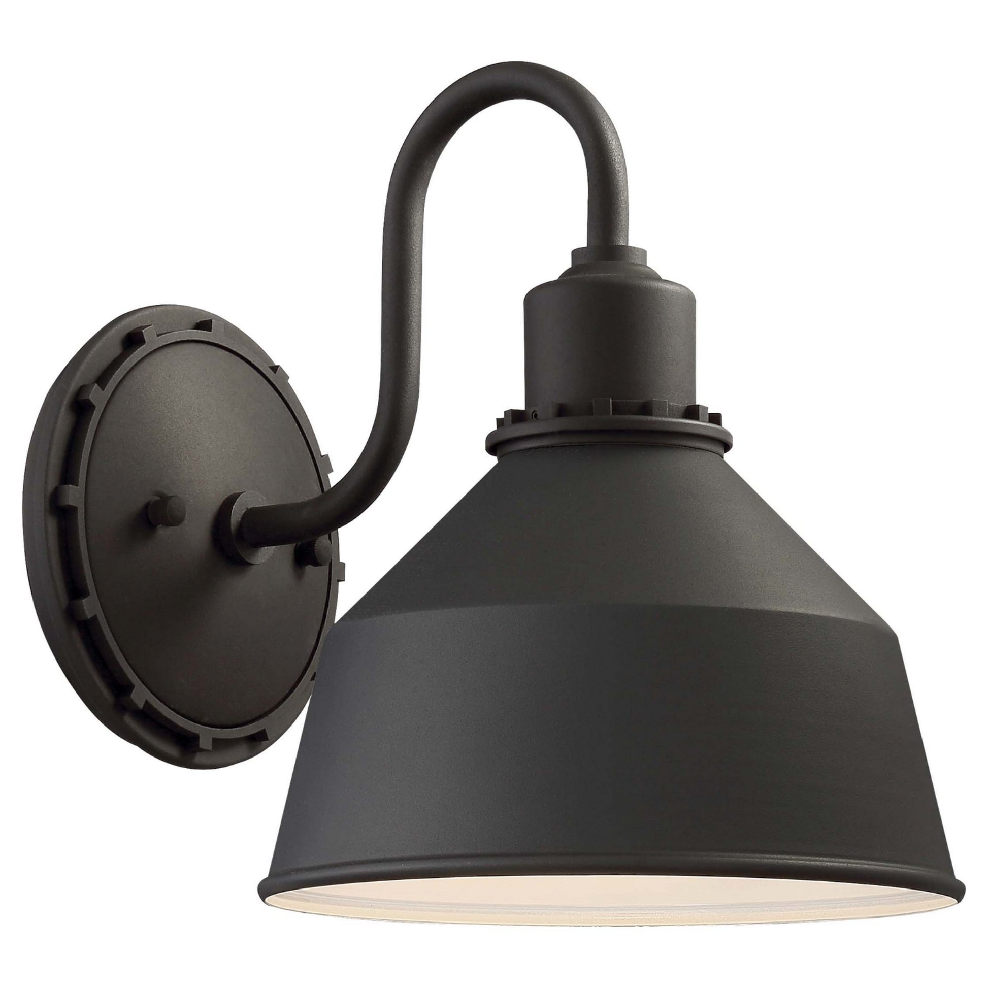 Mantiel 8" Outdoor Wall Sconce, Coal Finish - Bees Lighting
