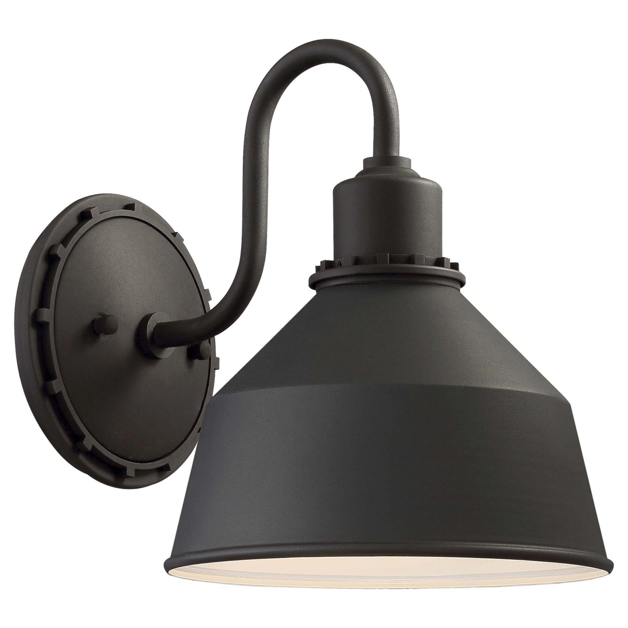 Mantiel 8" Outdoor Wall Sconce, Coal Finish - Bees Lighting