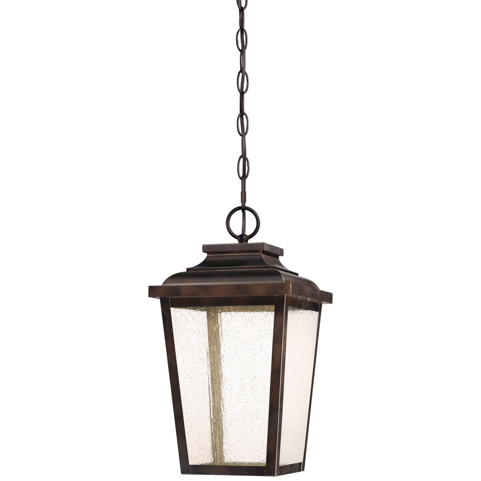 Irvington Manor 16" LED Outdoor Chain Hung, Chelesa Bronze Finish - Bees Lighting