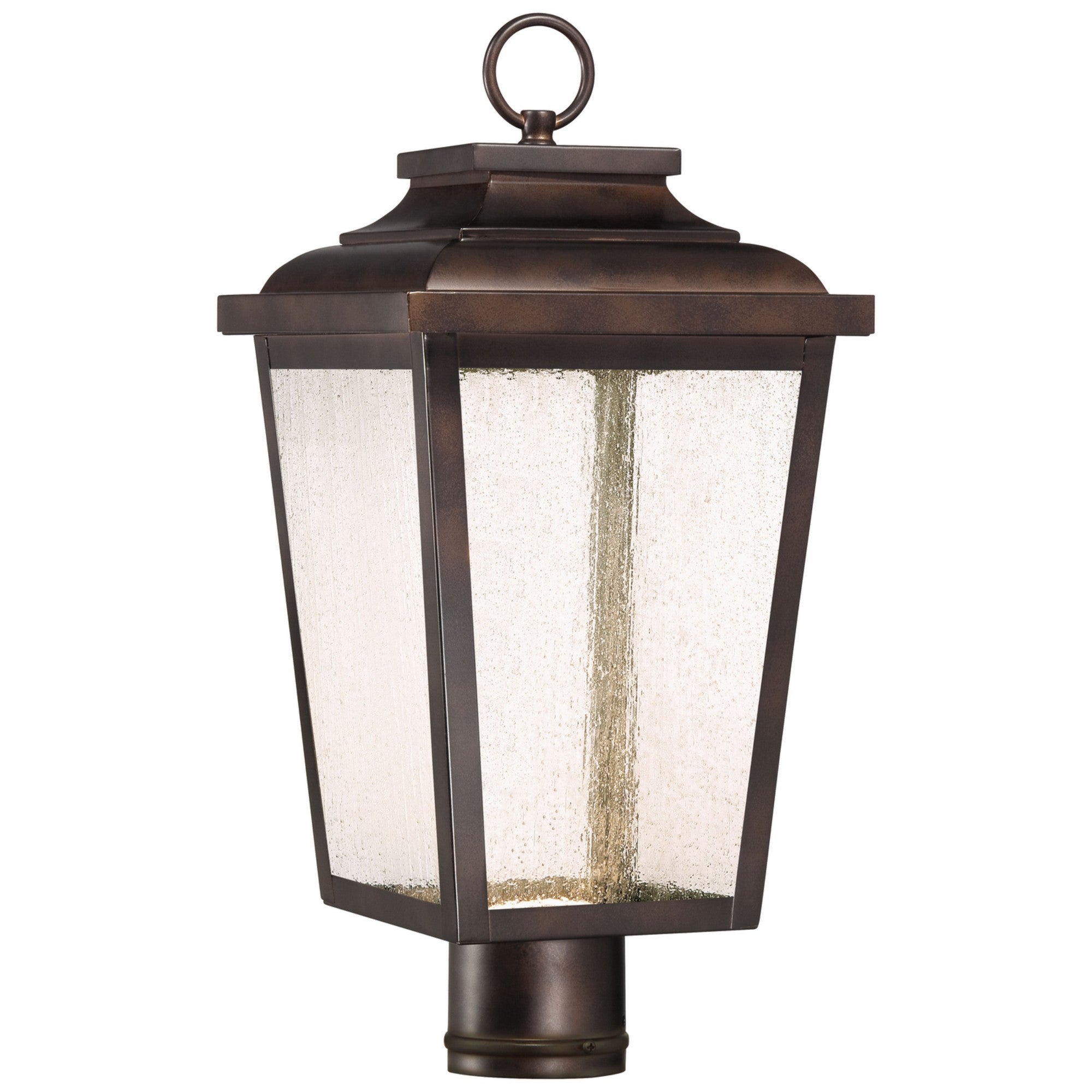 Irvington Manor 18" LED Outdoor Post Mount, Chelesa Bronze Finish - Bees Lighting