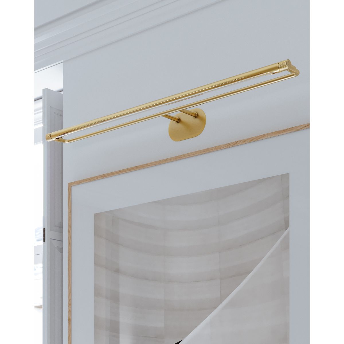 Berkshire 37 in. LED Picture Light Brass finish - Bees Lighting