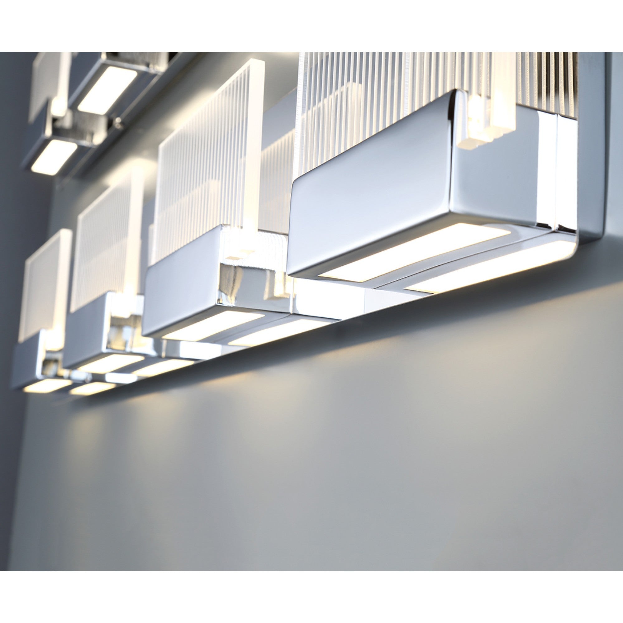 Sonic 4-Light 29" LED Vanity, Chrome Finish - Bees Lighting