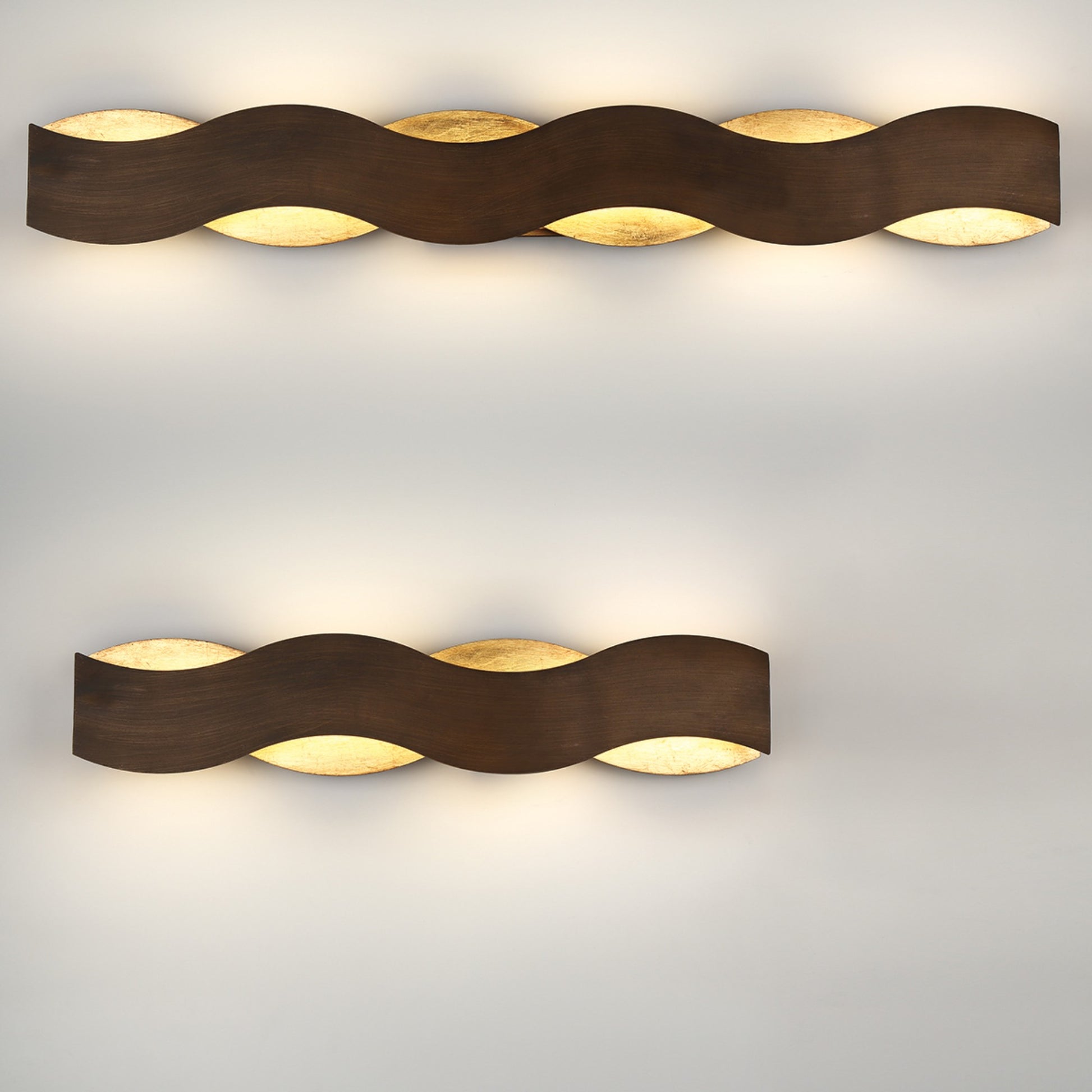 Vaughan 24" LED Vanity, Bronze & Gold Finish - Bees Lighting