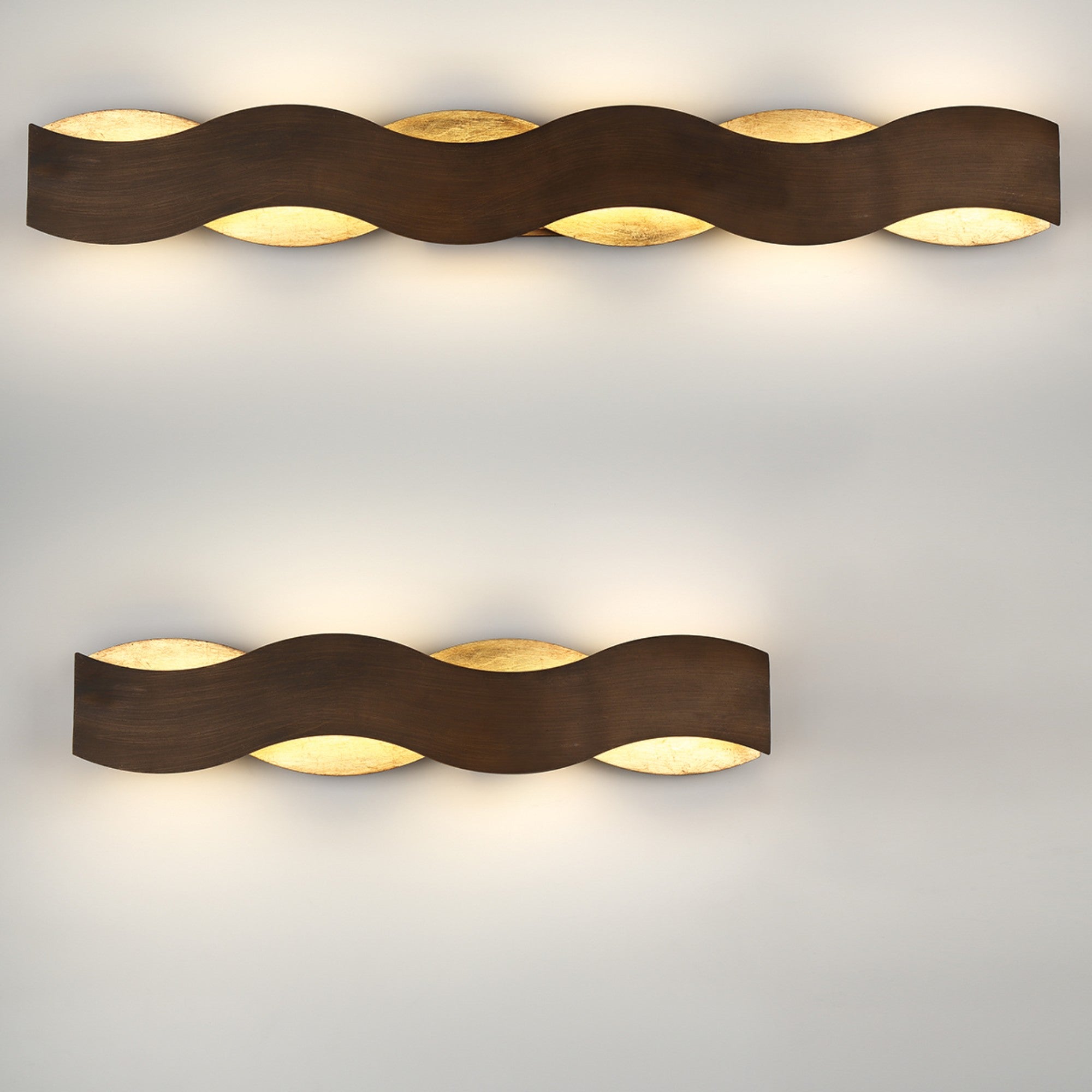 Vaughan 24" LED Vanity, Bronze & Gold Finish - Bees Lighting