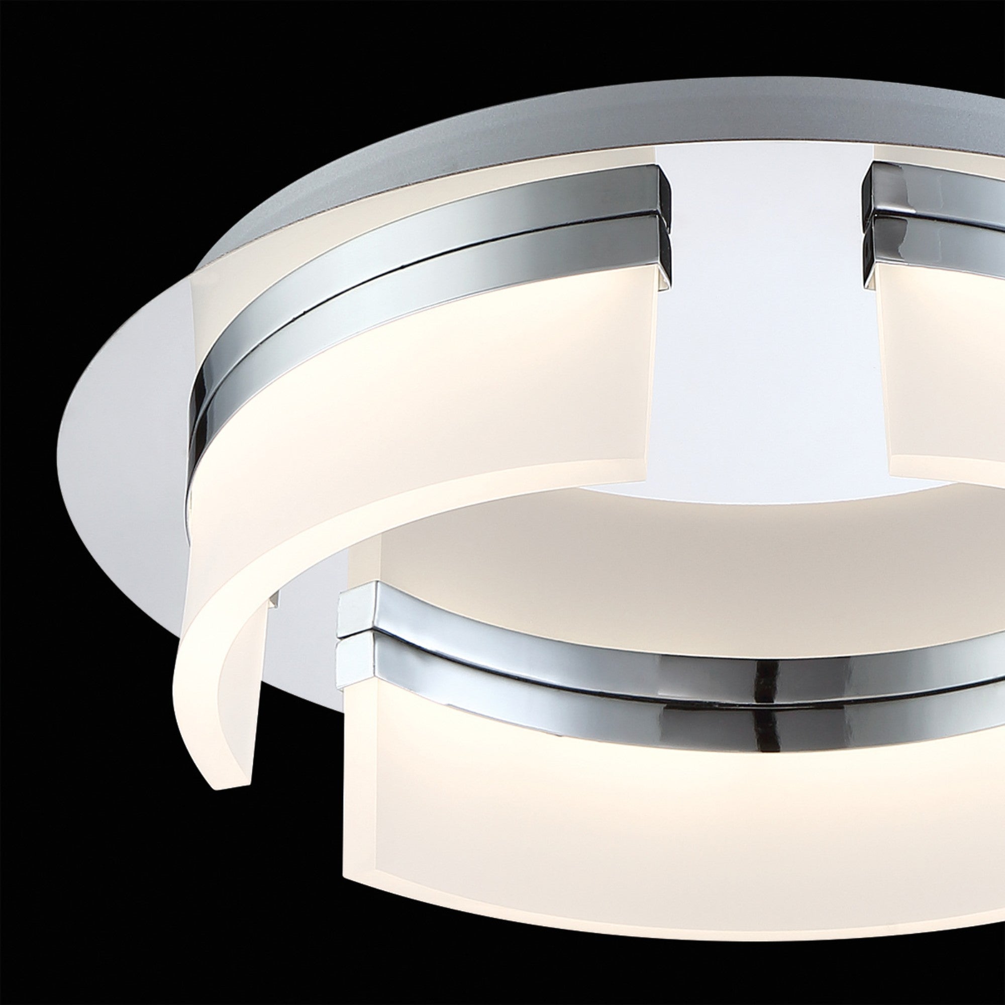 Bria 11" LED Flush Mount, Chrome Finish - Bees Lighting